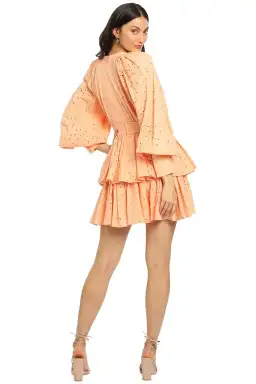 Acler Amelia Dress Orange Size 10 for rent on The Volte - image 5