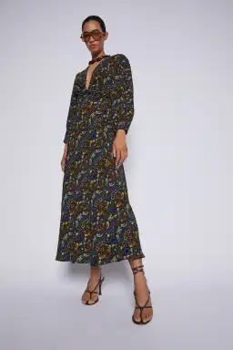 Scanlan Theodore Finch Maxi Dress Print Size 10 for rent on The Volte - image 3