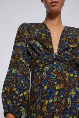 Scanlan Theodore Finch Maxi Dress Print Size 10 for rent on The Volte - image 4