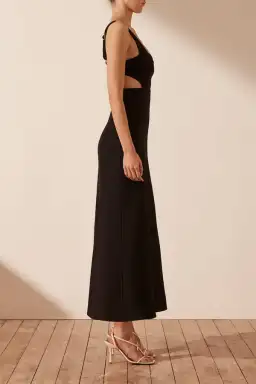 Shona Joy Amura Bustier Midi Dress Black Size 10 for rent on The Volte - image 3