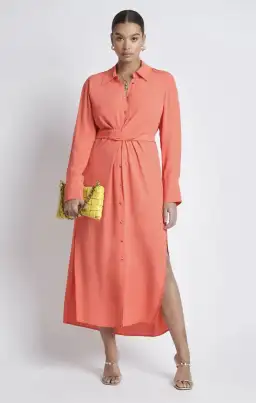 Sheike Paradiso Dress Orange Size 16 for rent on The Volte - image 2