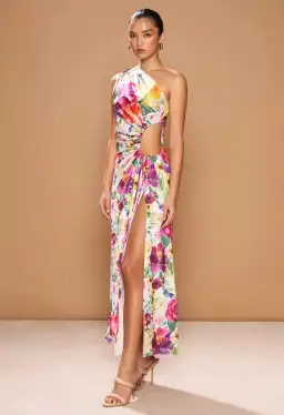 Sonya Moda Nour Midi Dress Multi Floral Size 8 for rent on The Volte - image 2