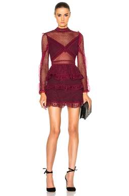 Self Portrait | Dot Mesh Teir Dress for rent on The Volte - image 2