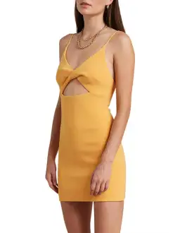 Bec & Bridge Cammi Mini Dress Orange Size AU 6 for rent on The Volte - image 2