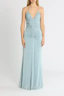 Misha Avoca Gown in Blue Size 8