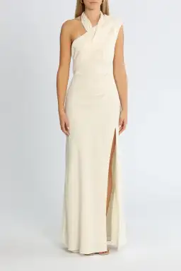 Misha Bella Gown in Ivory Size 8