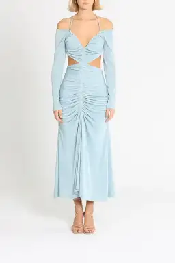 Misha Straker Midi Dress in Topaz Size 12