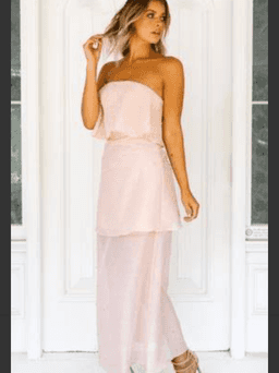 Keepsake call me gown - blush 