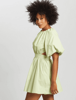 Mossman The Seahaze Mini Dress Green Size 6 for rent on The Volte - image 5