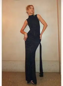 Arcina Ori Monica Dress Midnight Blue Size XS / AU 6 for rent on The Volte - image 1