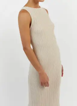 Dissh Sienna Stone Midi Dress Beige Size XS / AU 6 for rent on The Volte - image 4