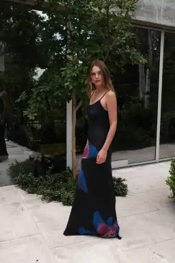 WITH HARPER LU SLIP DRESS | MIDNIGHT LILY FLORAL for rent on The Volte - image 5