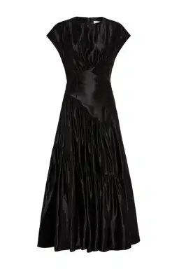 Aje Serendipity Reflection Midi Dress Black Size 10 for rent on The Volte - image 4