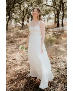 Reformation Hollyhock Dress Cream Size AU 6