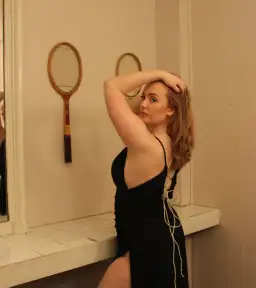 Alamour The Label Irma Low Neck Gown Black Size 10 for rent on The Volte - image 5