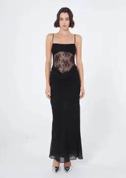 Benni Gabriel Maxi Dress Black Size 6 for rent on The Volte - image 1