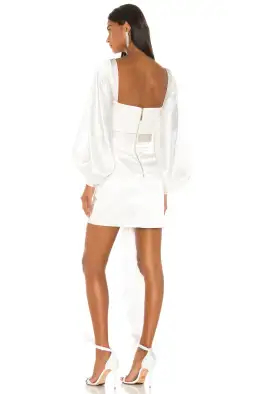 Bronx and Banco Lana Bridal Mini Dress in White Size M / AU 10 for rent on The Volte - image 3