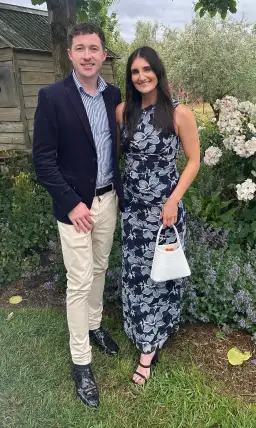 Scanlan Theodore Italian Floral Mesh Dress Navy Size 8 for rent on The Volte - image 2