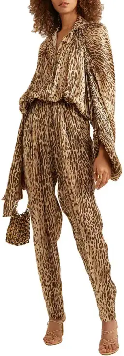 Zimmermann The Espionage Drown Jumpsuit Animal Print Size 0 / 8 AU for rent on The Volte - image 2