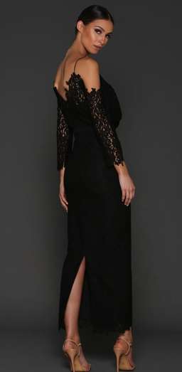 Elle Zeitoune Kendra Black Dress