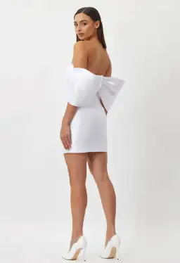 Bianca & Bridgett Eden Mini Dress White Size 8 for rent on The Volte - image 2