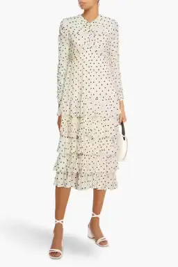 Zimmermann Concert Drawn Midi Dress Pearl Size 1 / AU 10