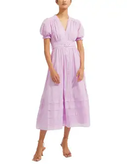 Steele Carmen Midi Dress Lilac Size L / AU 12 for rent on The Volte - image 0