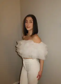 Selezza London Noelle Tulle Top White Size 6 for rent on The Volte - image 3