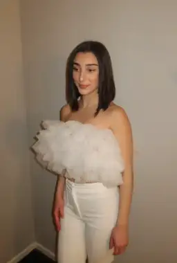 Selezza London Noelle Tulle Top White Size 6 for rent on The Volte - image 2