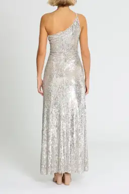 Montique Elle Sequin Mink Gown in Mink Size 14 for rent on The Volte - image 3