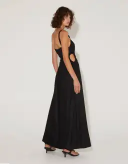 Hansen and Gretel Carlos Maxi Dress Black Size 8 for rent on The Volte - image 3