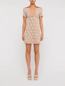 Scanlan Theodore Knit Brocade Mini Dress Print Size S / AU 8 for rent on The Volte - image 1