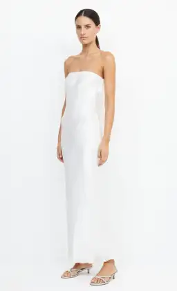 Bec & Bridge Moon Dance Strapless Maxi Dress in Ivory Size 8 for rent on The Volte - image 2