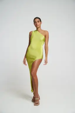 L'Idee Gigi Split Gown in Mojito Size 10 for rent on The Volte - image 1