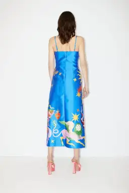 Alemais Guardian Midi Dress in Azure Size 8 for rent on The Volte - image 3