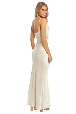 Nicholas Simone Dress in Cream Size 12 for rent on The Volte - image 3