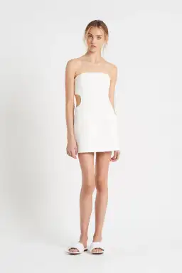 Sir the Label Jacque Strapless Dress Ivory Size 6 for rent on The Volte - image 1
