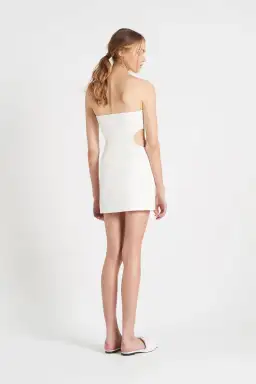 Sir the Label Jacque Strapless Dress Ivory Size 6 for rent on The Volte - image 3