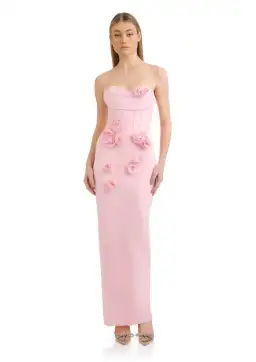 Eliya The Label Elsa Dress Blush Size L / AU 12  for rent on The Volte - image 1