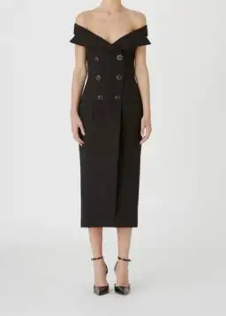 Camilla and Marc Ames Midi Dress Black Size 10 for rent on The Volte - image 2