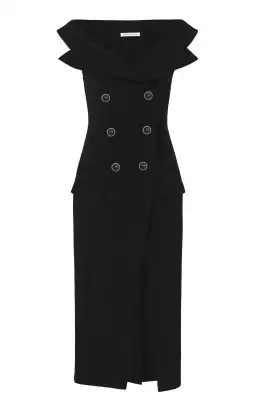 Camilla and Marc Ames Midi Dress Black Size 10 for rent on The Volte - image 3
