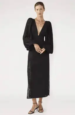 Camilla and Marc Danica Midi Dress Black Size 10 for rent on The Volte - image 5