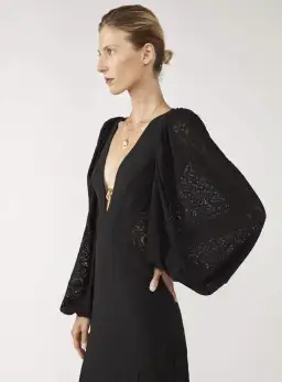 Camilla and Marc Danica Midi Dress Black Size 10 for rent on The Volte - image 4