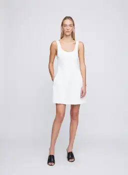Anna Quan Riona Mini Dress Cream Size 8