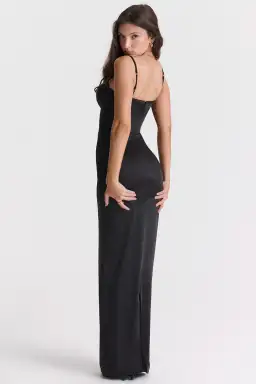 House Of CB Stefania Corset Maxi Dress Black Size XS / AU 6  for rent on The Volte - image 4