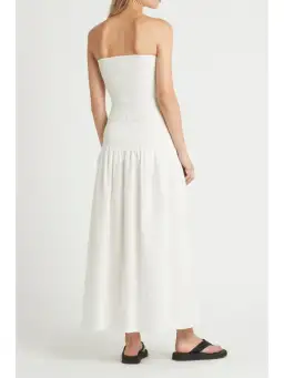 Sir The Label Madelyn Strapless Dress Ivory Size 3 / AU 12  for rent on The Volte - image 4