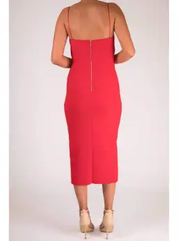 Bec & Bridge Tasha Midi Dress Red Size AU 6 for rent on The Volte - image 3