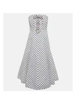 Zimmermann High Tide lace Midi Dress Print Size 1 / AU 10 for rent on The Volte - image 3