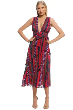 Talulah Sugar and Spice Midi Dress Multi Size 10 for rent on The Volte - image 1