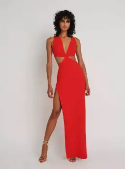 Effie Kats The Eniko Gown Red Size S / AU 8